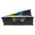 Corsair Vengeance RGB DDR5 32 Go (2 x 16 Go) 6000 MHz CL30 - Noir