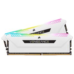 Corsair Vengeance RGB PRO SL Series 32 Go (2 x 16 Go) DDR4 3600 MHz CL18 - Blanc