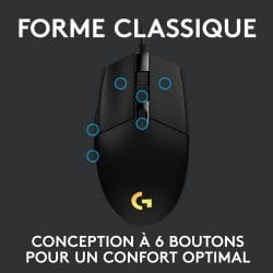 Logitech G G203 LightSync (Noir)