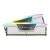 CMH32GX5M2B5200C40W Corsair Vengeance RGB DDR5 32 Go (2 x 16 Go) 5200 MHz CL40 - Blanc