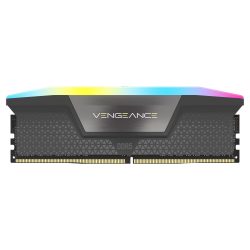 CMH32GX5M2E6000Z36 Corsair Vengeance RGB DDR5 32 Go (2 x 16 Go) 6000 MHz CL36 - Gris
