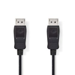 Nedis cordon DisplayPort 1.2 compatible 4K (3 mètres) 2 Nedis cordon DisplayPort 1.2 compatible 4K (3 mètres)