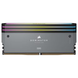 CMP64GX5M2B6000Z30 Corsair Dominator Titanium DDR5 RGB 64 Go (2 x 32 Go) 6000 MHz CL30 - Gris