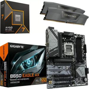 Kit Upgrade Ryzen 7 9700X + B650 EAGLE AX + 32 Go