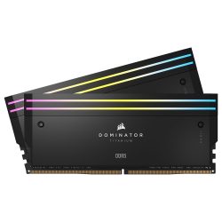 CMP64GX5M2X6600C32 Corsair Dominator Titanium DDR5 RGB 64 Go (2 x 32 Go) 6600 MHz CL32 - Noir