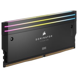 CMP64GX5M2X6600C32 Corsair Dominator Titanium DDR5 RGB 64 Go (2 x 32 Go) 6600 MHz CL32 - Noir