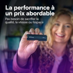 Crucial P510 1 To 2280 - Avec dissipateur Crucial P510 1 To 2280 - Avec dissipateur