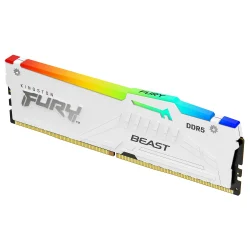 Kingston FURY Beast RGB 16 Go DDR5 6000 MHz CL36 - Blanc 2 Kingston FURY Beast RGB 16 Go DDR5 6000 MHz CL36 - Blanc