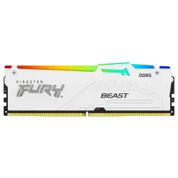 Kingston FURY Beast RGB 16 Go DDR5 6000 MHz CL36 - Blanc 1 Kingston FURY Beast RGB 16 Go DDR5 6000 MHz CL36 - Blanc