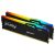 Kingston FURY Beast RGB 16 Go (2 x 8 Go) DDR5 5200 MHz CL40 Kingston FURY Beast RGB 16 Go (2 x 8 Go) DDR5 5200 MHz CL40