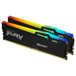 Kingston FURY Beast RGB 32 Go (2 x 16 Go) DDR5 5600 MHz CL36 Kingston FURY Beast RGB 32 Go (2 x 16 Go) DDR5 5600 MHz CL36