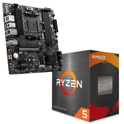 MSI B550M PRO-VDH + AMD Ryzen 5 5500